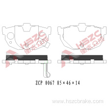 FMSI D464 car ceramic brake pad for Hyundai